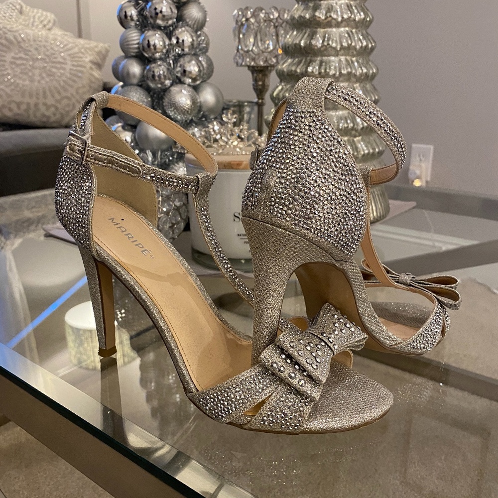 Maripé Silver Heels